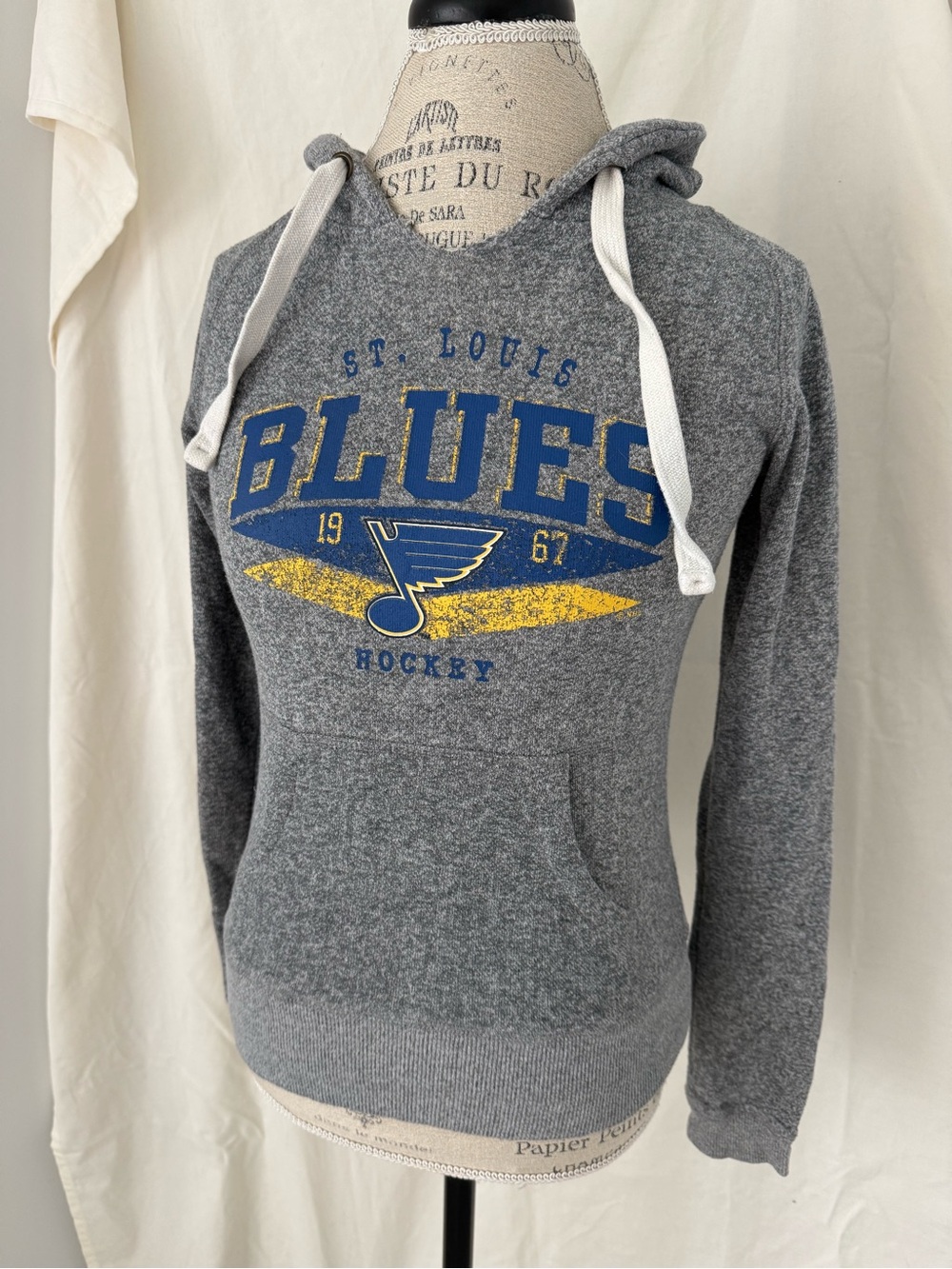 St. Louis Blues Gray Hoodie